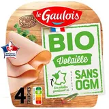 Filet de poule fermière bio, Le Gaulois (x 4, 120 g)