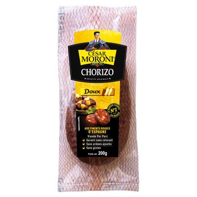 Chorizo doux, Cesar Moroni (200 g)