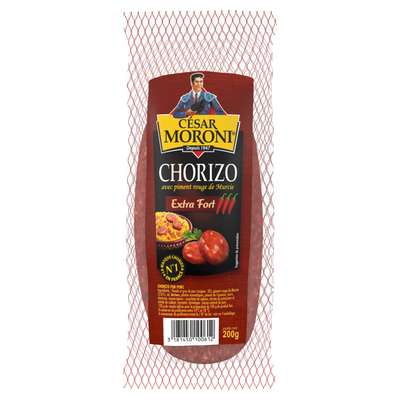Chorizo extra fort pur porc, Cesar Moroni (200 g)
