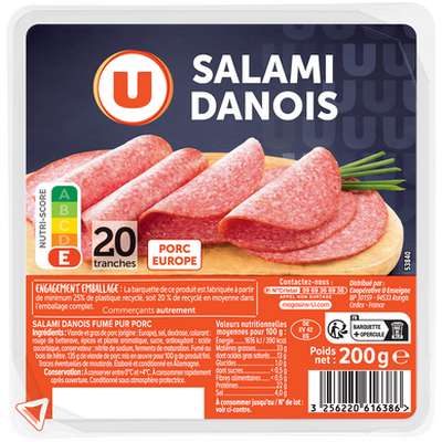 Salami Danois, U (x 20, 200 g)