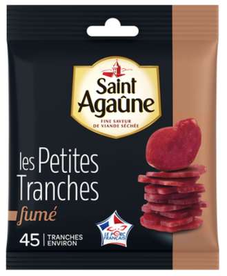 Les p'tites tranches de saucisson fumées, Saint Agaune (70 g)