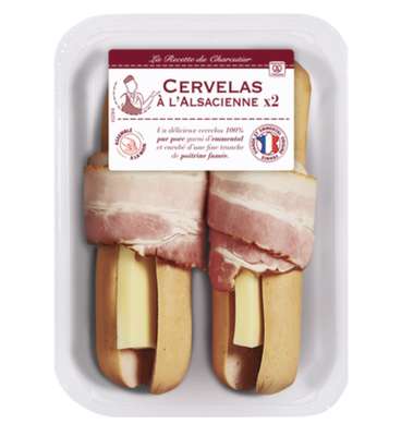 Cervelas à l'alsacienne, Charcuterie Schmidt (x2, 280 g)