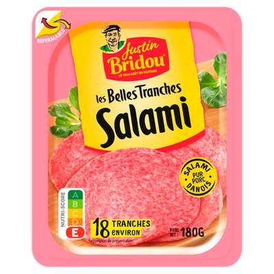 Salami danois, Justin Bridou (x 18, 180 g)