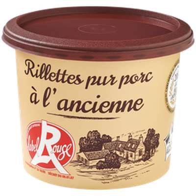 Rillettes du Mans pur porc à l'ancienne Label Rouge, Bahier (220 g)