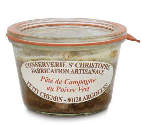 Pâté de campagne au poivre vert, Conserverie Saint Christophe (270 g)