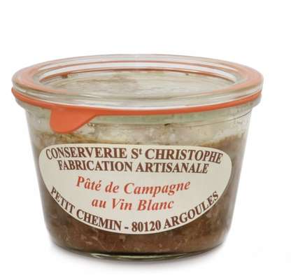 Pâté de campagne au vin blanc, Conserverie Saint Christophe (270 g)