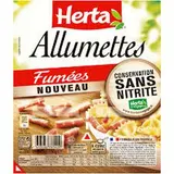 Lardons allumettes fumés sans nitrite, Herta (2 x 75 g)