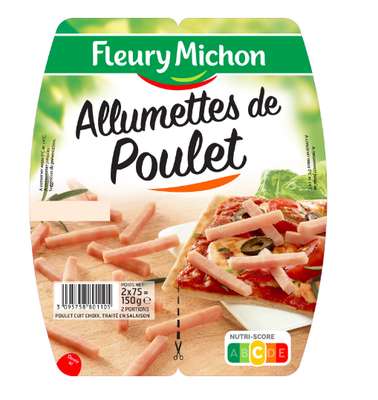 Allumettes de poulet, Fleury Michon (2 x 75 g)
