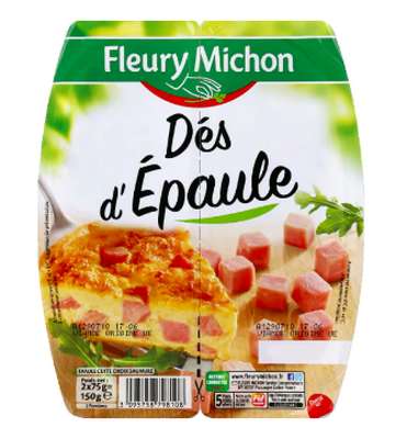 Dés d'épaule, Fleury Michon (2 x 75 g)