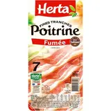 Poitrine Fumée tranches fines, Herta (7 tranches, 100 g)