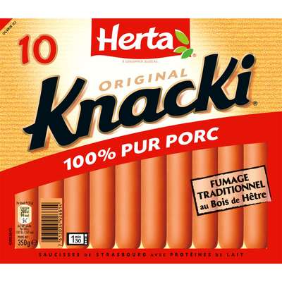 Knacki original, Herta (x 10, 350 g)