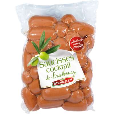Saucisse cocktail de strasbourg, Stemmelen (300 g)