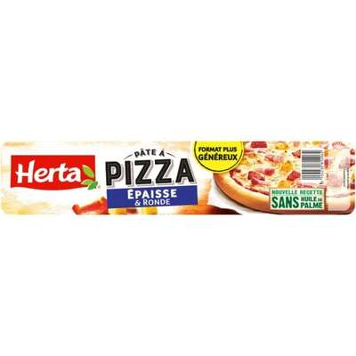 Pâte à pizza épaisse et ronde, Herta (450 g)
