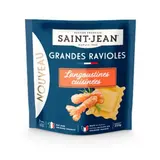 Grandes ravioles aux langoustines cuisinées, Saint Jean (220 g)