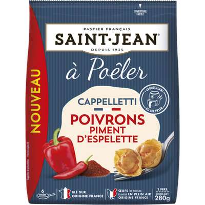 Cappelletti à poêler poivrons et piment d'Espelette, Saint Jean (280 g)