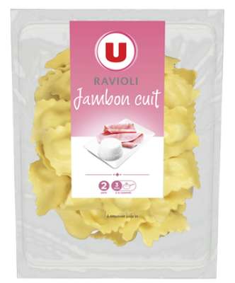 Raviolis au jambon cuit, U (300 g)
