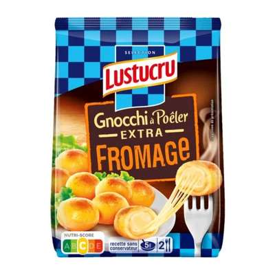 Gnocchi à poêler extra fromage, Lustucru (300 g)