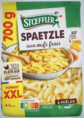 Spaetzle aux œufs frais, Stoeffler (700 g)
