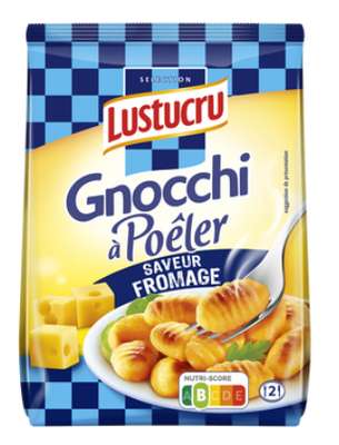 Gnocchi à poêler au fromage, Lustucru (300 g)