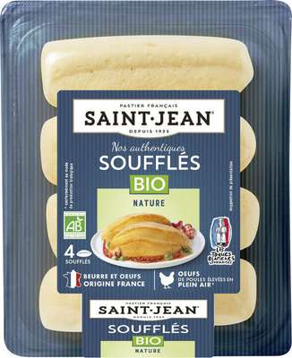 Soufflés natures BIO, Saint Jean (320 g, 4 x 80 g)