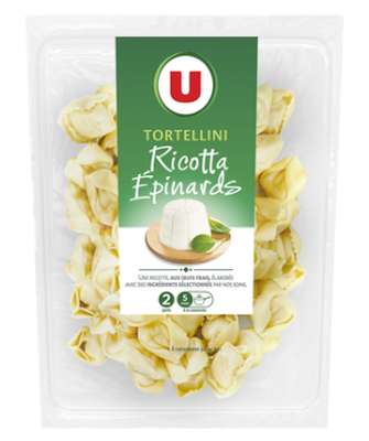 Tortellini ricotta épinards, U (300 g)