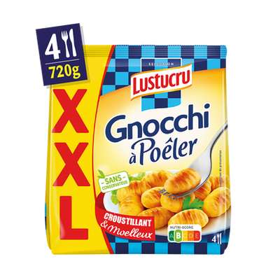 Gnocchi A Poêler format XXL, Lustucru (720 g)