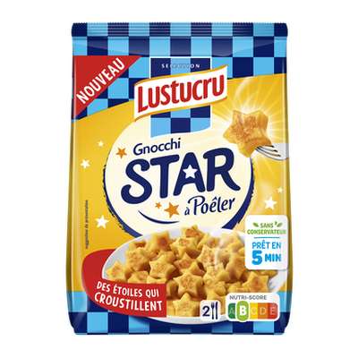 Gnocchi star à poêler, Lustucru (300 g)