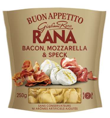 Tortellini Bacon Mozzarella & Speck, Giovanni Rana (250 g)