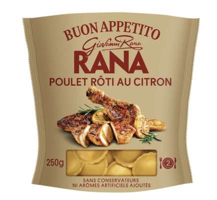 Pâtes fraîches au poulet rôti et au citron, Rana  (250 g)