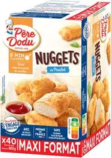 Nuggets de poulet Maxi format, Père Dodu (x 40, 800 g)