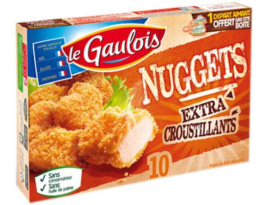 Nuggets de dinde extra croustillant, Le Gaulois (x 10, 200 g)