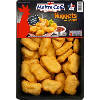 Nuggets de poulet, Maître Coq (x 50, 1 kg)