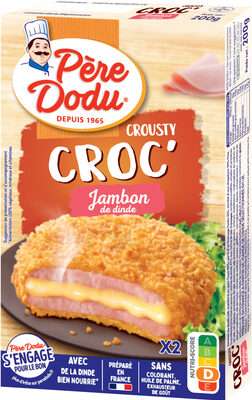 Crousty Croc' au jambon de dinde, Père Dodu (x 2, 200 g)