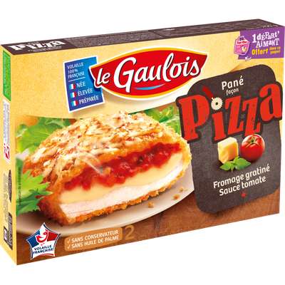 Pané façon pizza, Le Gaulois (x 2, 200 g)
