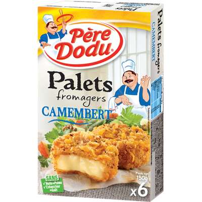 Palets fromagers au camembert, Père Dodu (x 6, 150 g)