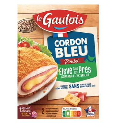 Cordon bleu de poulet des prés, Le Gaulois (x2, 200 g)