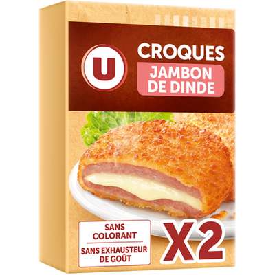 Croques jambon de dinde, U (x2, 200 g)