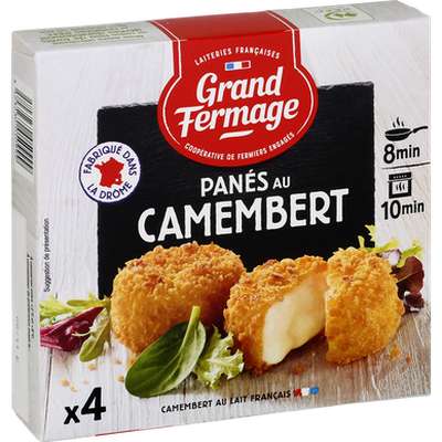 Préparation panées au camembert, Grand Fermage (100 g)