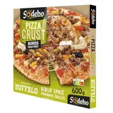 Pizza "Crust" buffalo boeuf épicé et poivrons grillés, Sodebo (600 g)