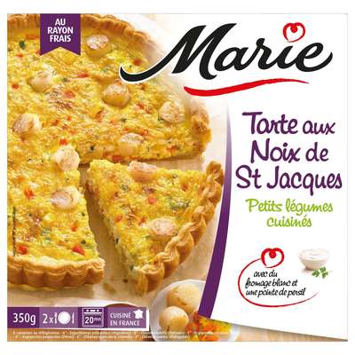 Tarte aux noix de Saint-Jacques, Marie (350 g)