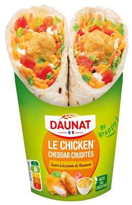 Sandwich Wrap le chicken, Daunat (190 g)