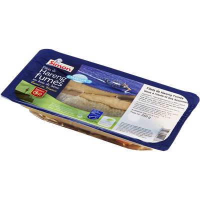Filets de hareng fumés au bois de hêtre, Simon Dutriaux (250 g)