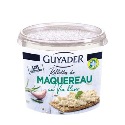 Rillettes de maquereau au vin blanc, Guyader (150 g)