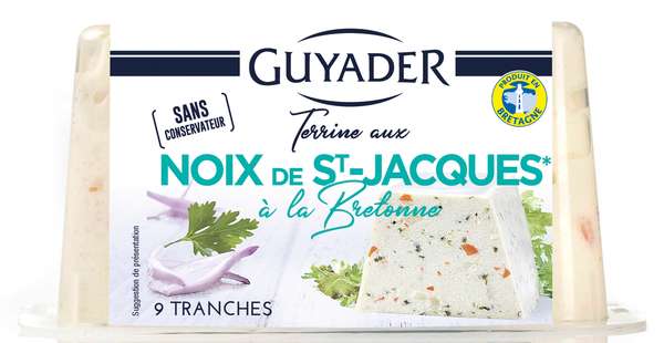 Terrine aux noix de St Jacques à la Bretonne, Guyader (350 g)