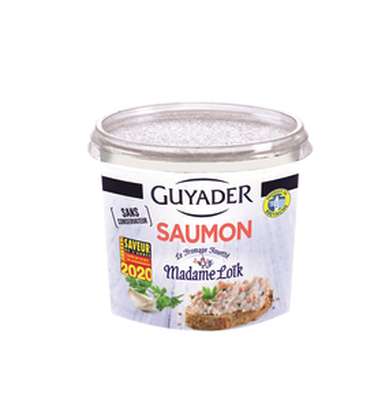 Tartinable saumon et madame Loik ail et fines herbes, Guyader  (120 g)