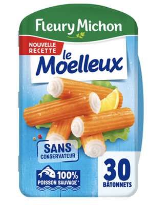 Bâtonnets de surimi Le Moelleux, Fleury Michon (x 30)
