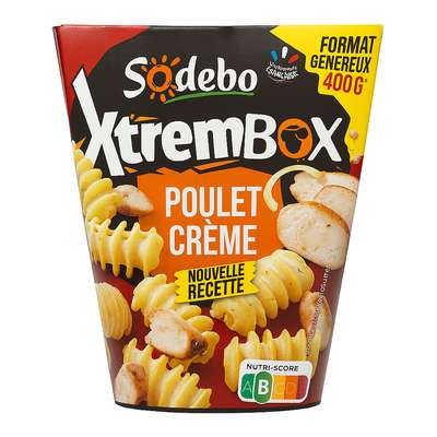 Xtrem box radiatori poulet et creamy oignons, Sodebo (400 g)