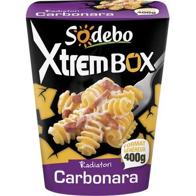 Xtrem box radiatori carbonara, Sodebo (400 g)