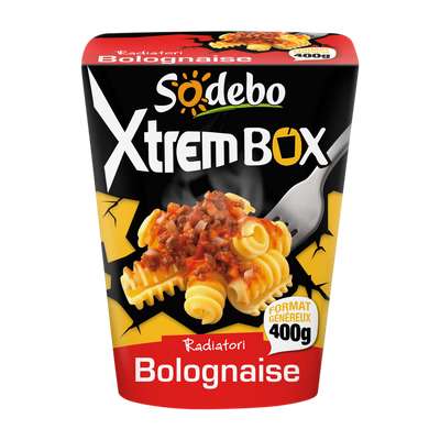 Xtrem Box Radiatori bolognaise, Sodebo (400 g)