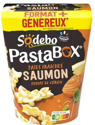 Fusilli au saumon, Sodebo (300 g)